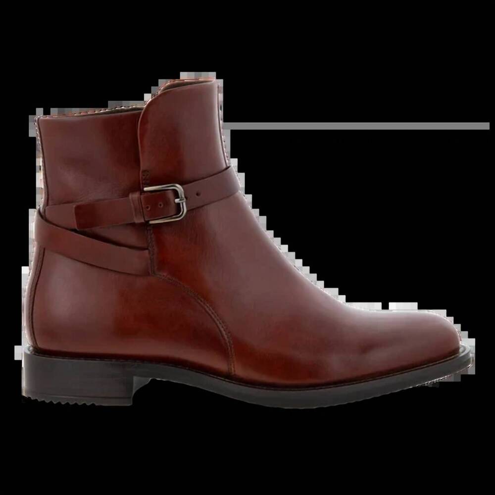 NEW ECCO women's sartorelle 25 ankle bootie in cognac